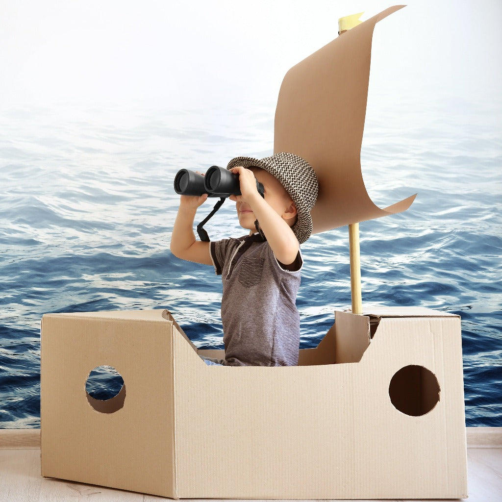 Deep Waters Wallpaper Mural in kids room ocian view