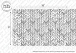 Black and white chevron geometrical wallpaper mural