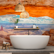 Bathroom - Arch's Horizon Wallpaper Mural in bathroom