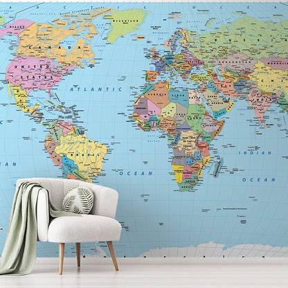 Atlas Wallpaper Mural Wallpaper Mural – Decor2Go Winnipeg