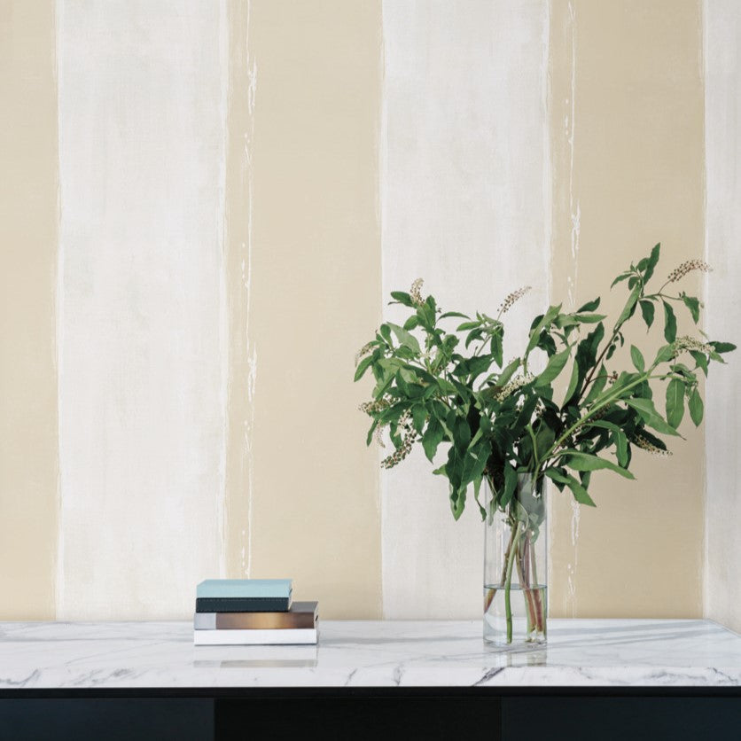 Home decoration boho design with longitudinal stripes wallpaper