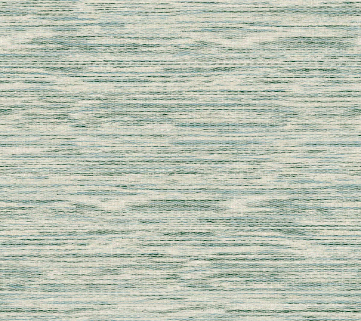 A seamless texture featuring horizontal brush strokes in varying shades of light turquoise, reminiscent of York Wallcoverings' Fountain Grass Camel Wallpaper Brown (60 Sq.Ft.). The repetitive pattern creates a woven appearance, giving a soft, organic feel. The subtle color variations add depth and interest to the overall design.