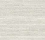 A seamless texture featuring a light gray, horizontally striped pattern. The pattern consists of fine, closely spaced lines that vary subtly in tone, giving a soft, woven fabric appearance reminiscent of York Wallcoverings' Fountain Grass Camel Wallpaper Brown (60 Sq.Ft.) and offering easy installation for a natural aesthetic.