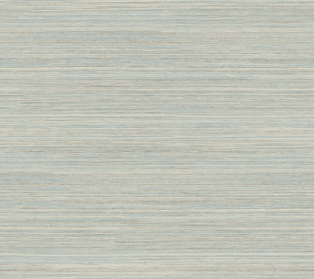 A textured background with horizontal lines in varying shades of light blue and gray, creating a subtle, woven appearance. The pattern is uniform and seamless, adding a calming, serene feel to the image—much like York Wallcoverings' Fountain Grass Smokey Blue Wallpaper Blue (60 Sq.Ft.), known for its easy installation and natural aesthetic.