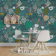 Kids Room - Hidden Garden Wallpaper Mura in the kids room