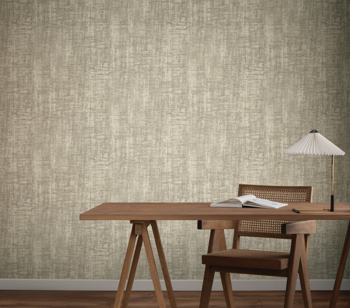 Monteverde Putty Wallpaper (56 SqFt)