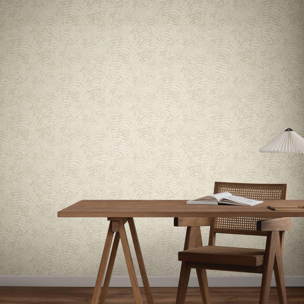 Ocean Jasper Beige Wallpaper (60 SqFt)