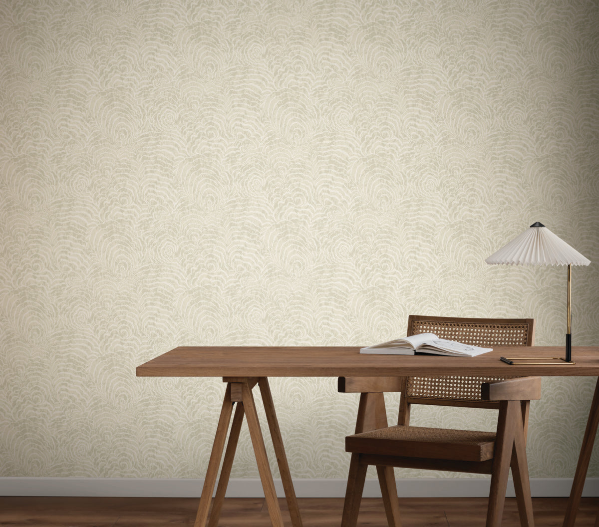 Ocean Jasper Beige Wallpaper (60 SqFt)