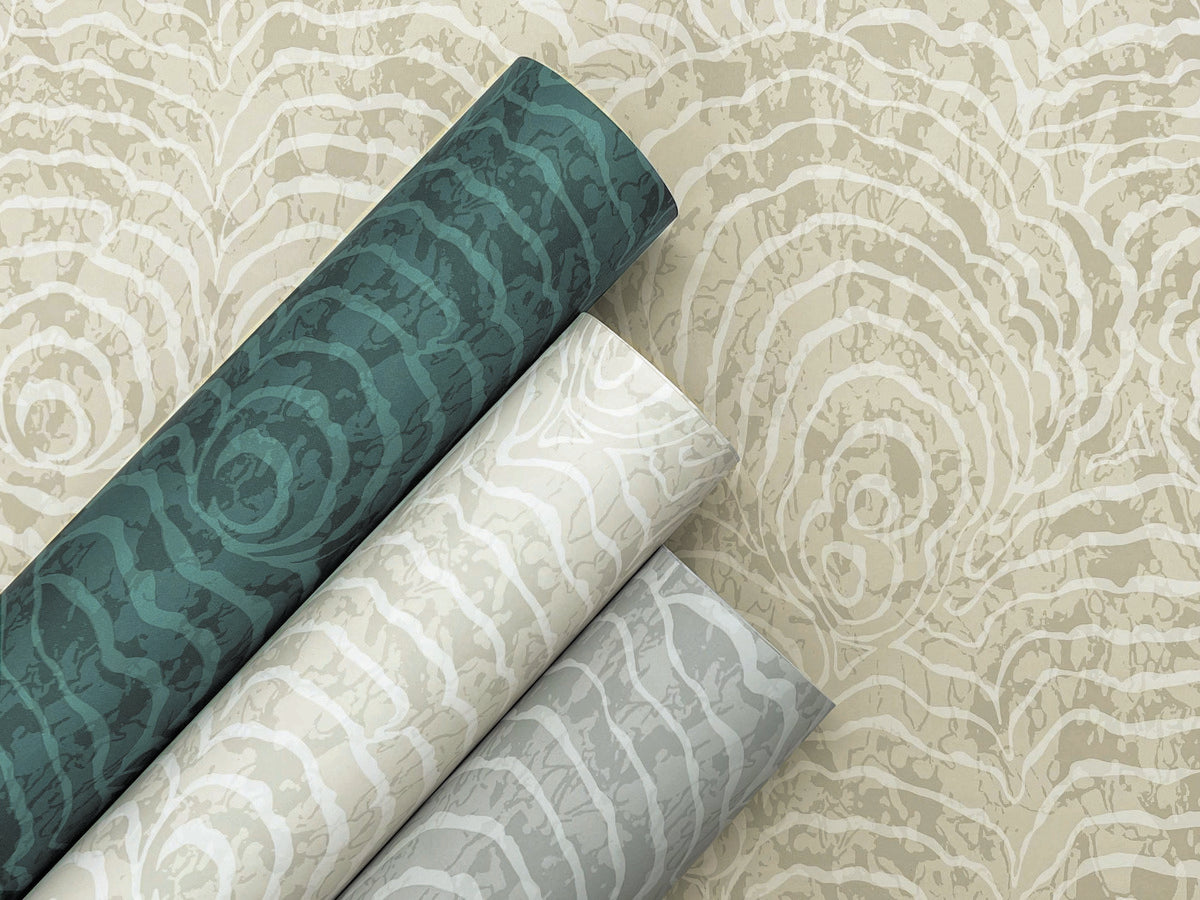 Ocean Jasper Beige Wallpaper (60 SqFt)