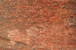 Red urban brick wall wallpaper mural. Perfect choice for living room home decor