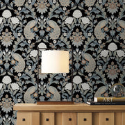 Luxury and classic wallpaper  black