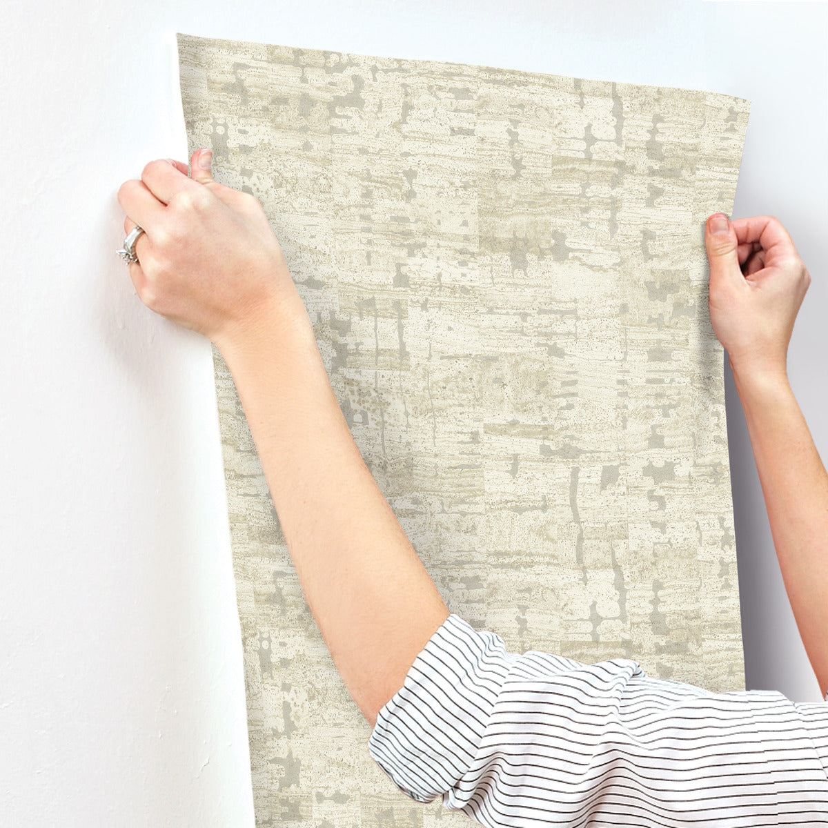 Pop The Cork Stone Wallpaper (60 SqFt)