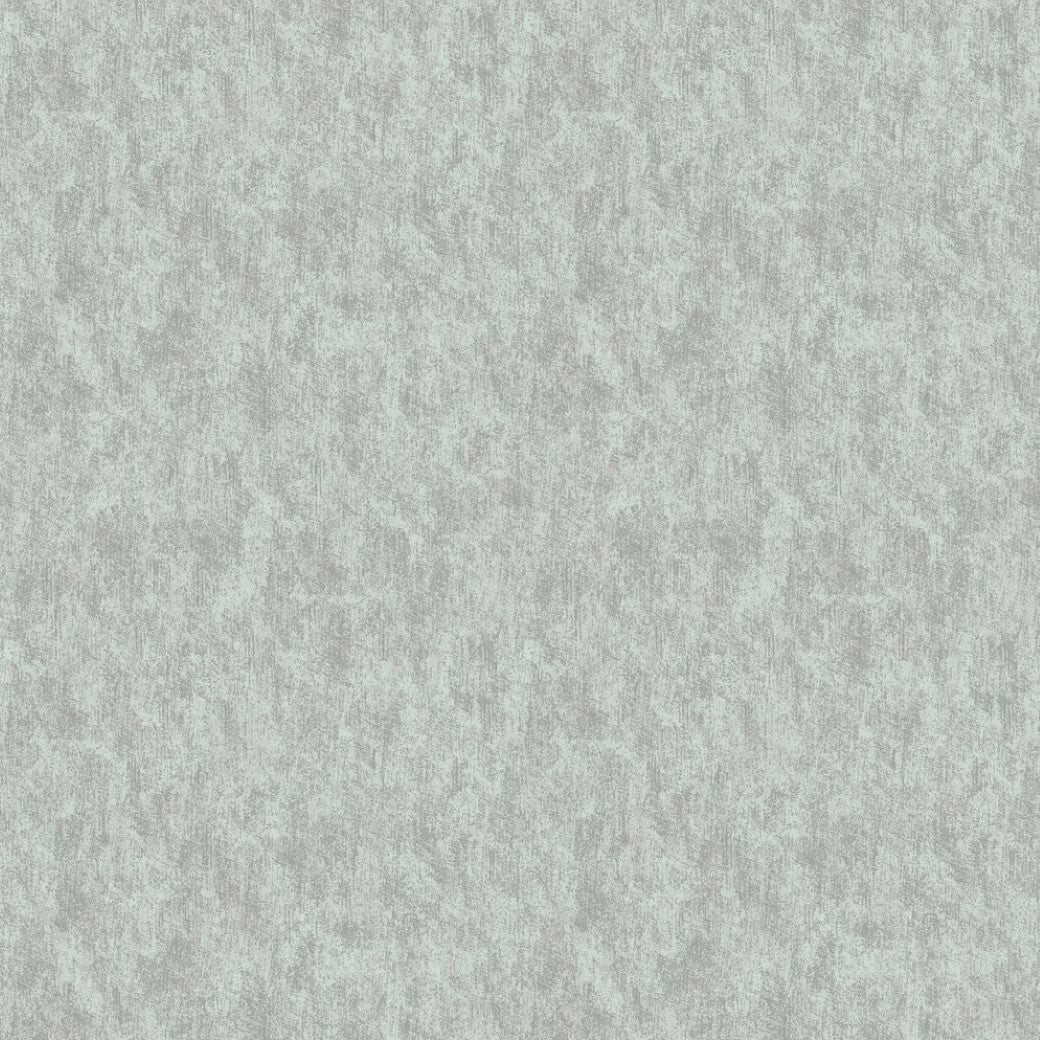 The Spa & Silver Shimmering Patina Wallpaper by York Wallcoverings (57 SqFt) features a textured light gray surface with a subtle marbled pattern, evoking modern metallic wallpaper. Its shimmering patina provides a soft, elegant appearance and maintains uniform texture throughout.