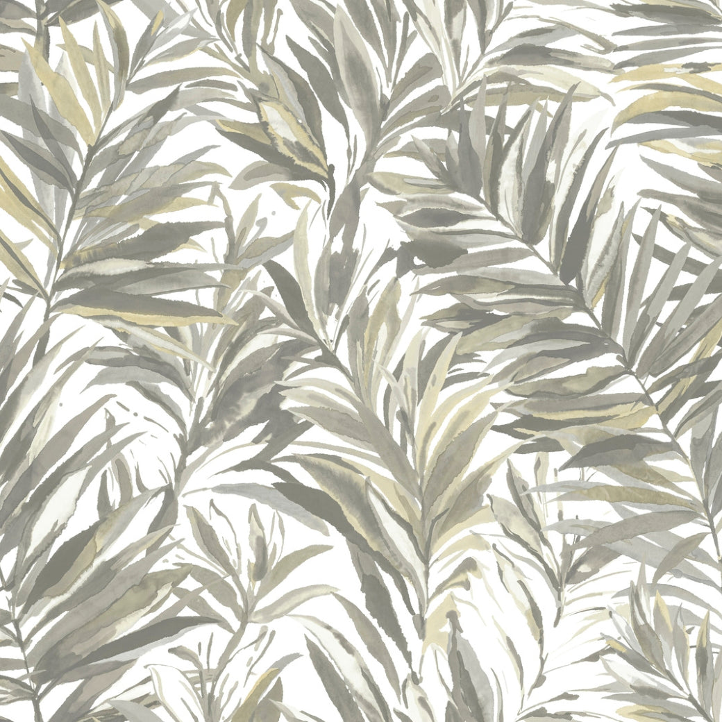 Swaying Palms Neutral Wallpaper (60 SqFt)