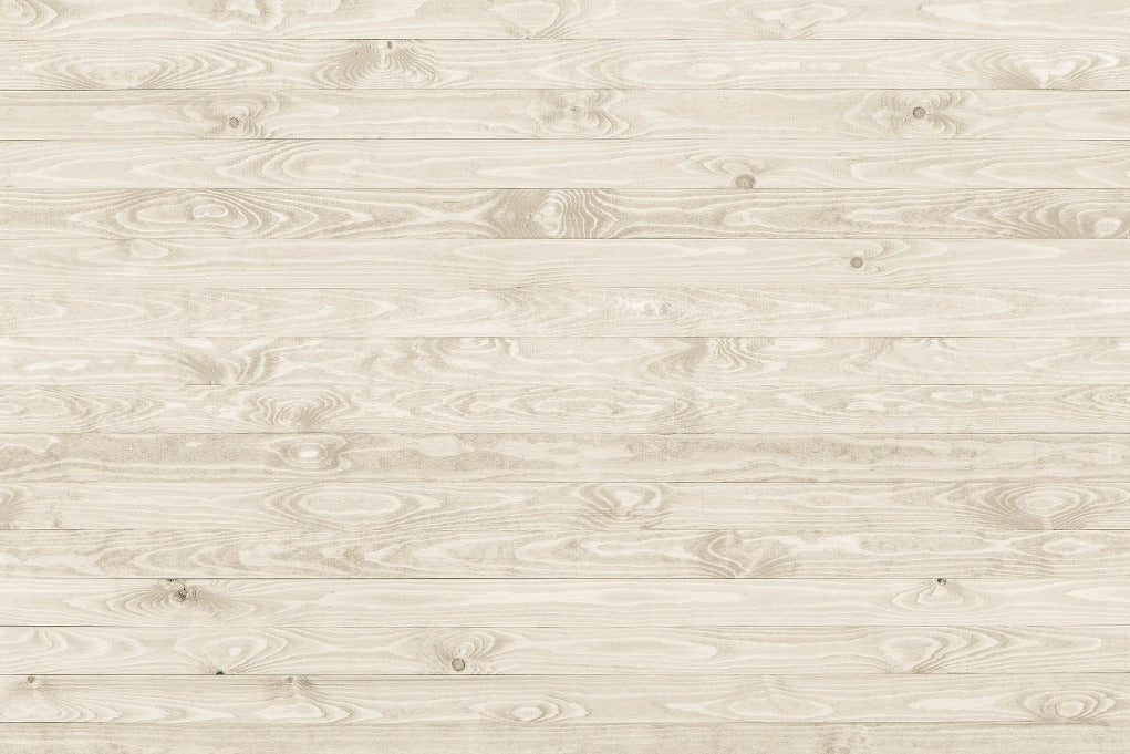 Seamless pattern of light wooden planks with natural grain and knot details, resembling a rustic wood floor or Decor2Go White Wood Wallpaper Mural.