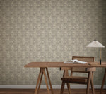 Woodcut Black & Linen Wallpaper (60 SqFt)