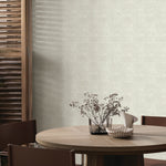 Woodcut Grey & White Wallpaper (60 SqFt)