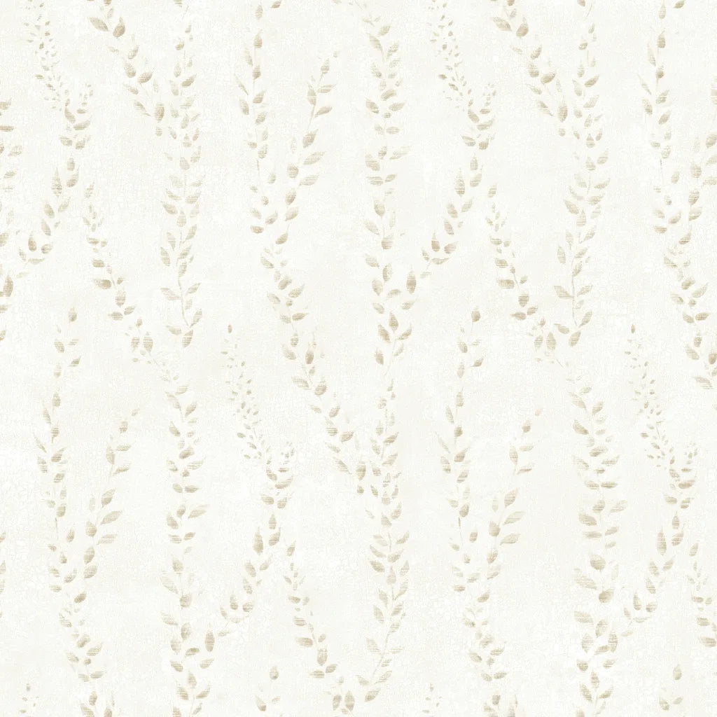 Beige and cream Alpenrose wallpaper pattern swatch by York Wallcoverings, SKU LL3254.