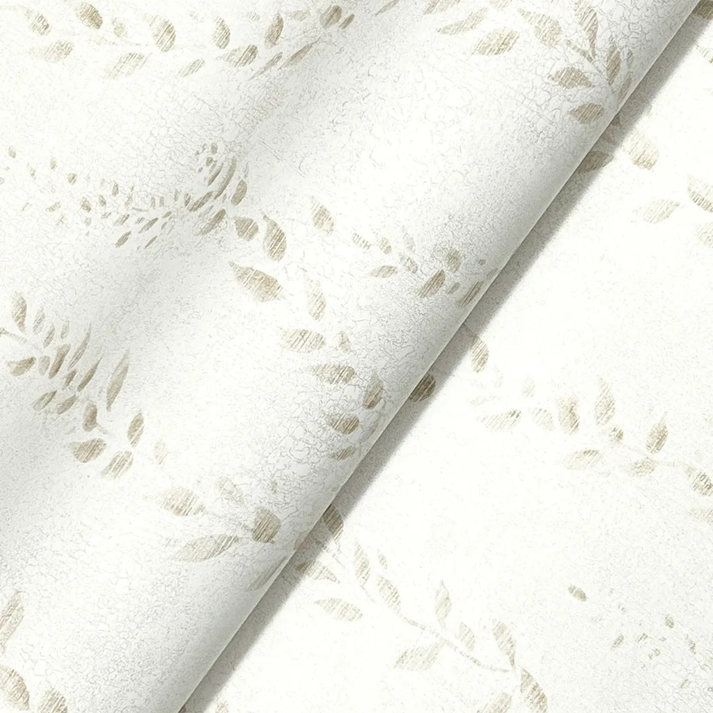 Close-up texture detail of Alpenrose wallpaper in Beige, Cream by York Wallcoverings, highlighting its subtle pattern.