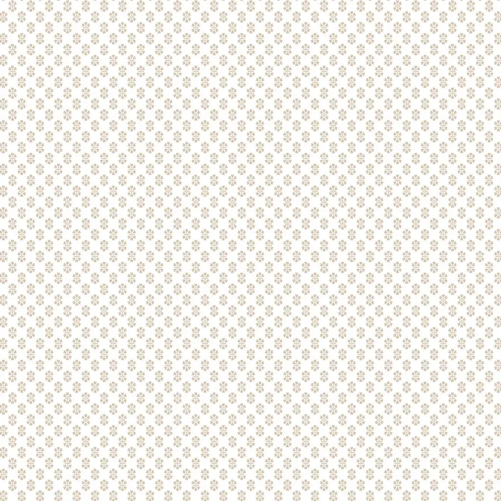 Brioni wallpaper pattern swatch in White, Beige by York Wallcoverings.