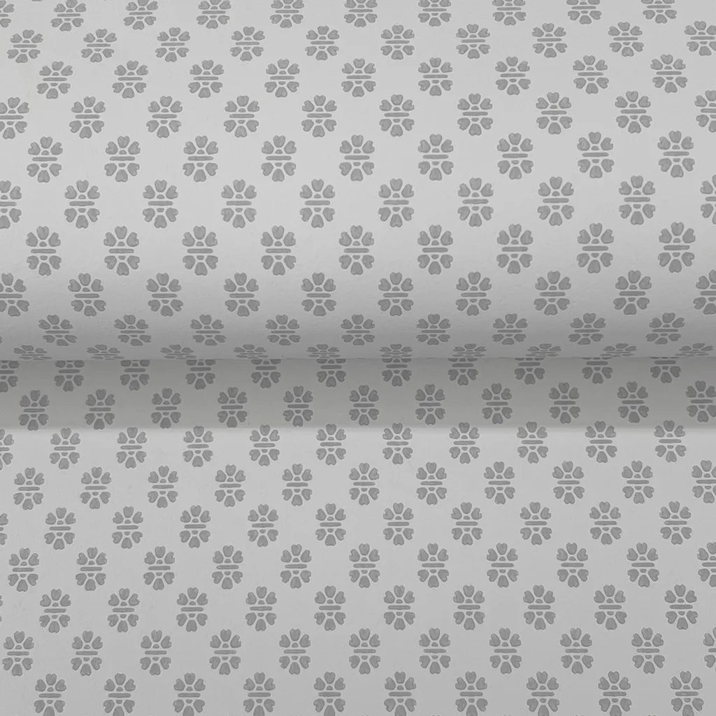 Close-up texture detail of Brioni Grey wallpaper by York Wallcoverings, highlighting its sophisticated, tactile surface.