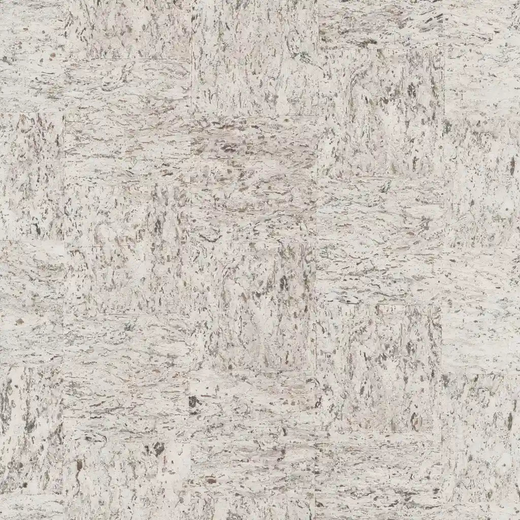 Textured Caldera Cork wallpaper pattern swatch in Warm Ivory by York Wallcoverings (SKU GRL88203).
