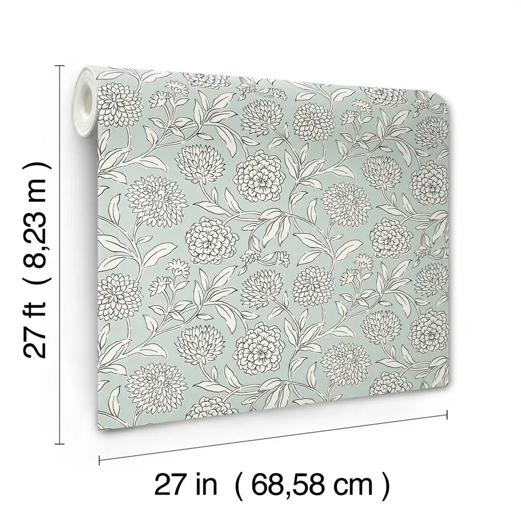 Chatsworth Garden wallpaper roll dimensions and specifications — VP1361