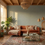 Living Room - Elegant space featuring Grey-Green Crystal Cloud wallpaper by York Wallcoverings, creating a serene ambiance.