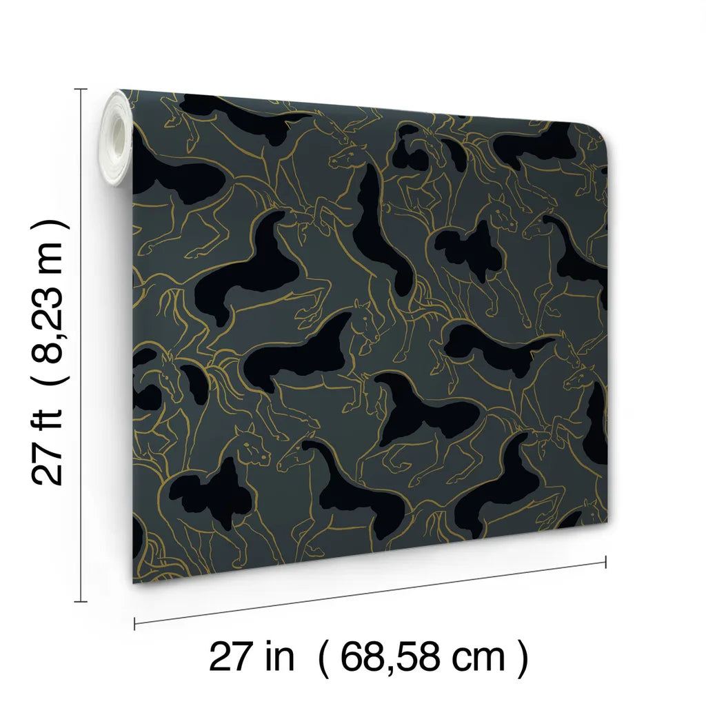 Dressage wallpaper roll dimensions and specifications - 4211-83504