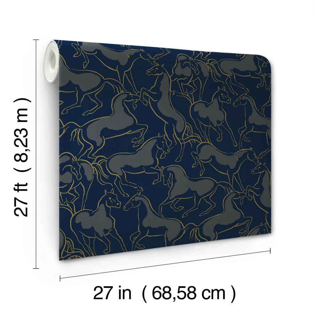 Dressage wallpaper roll dimensions and specifications - 4211-83506