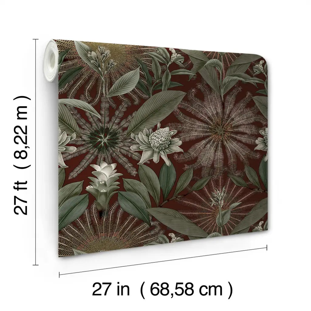 Enchanted Garden wallpaper roll dimensions and specifications — VR1528