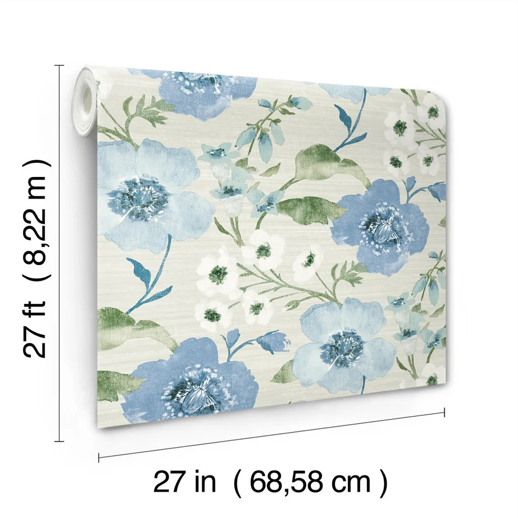 Evelyn wallpaper roll dimensions and specifications — LL3203