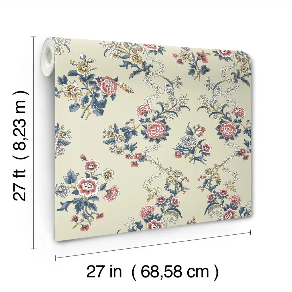 Genevieve wallpaper roll dimensions and specifications — VP1424