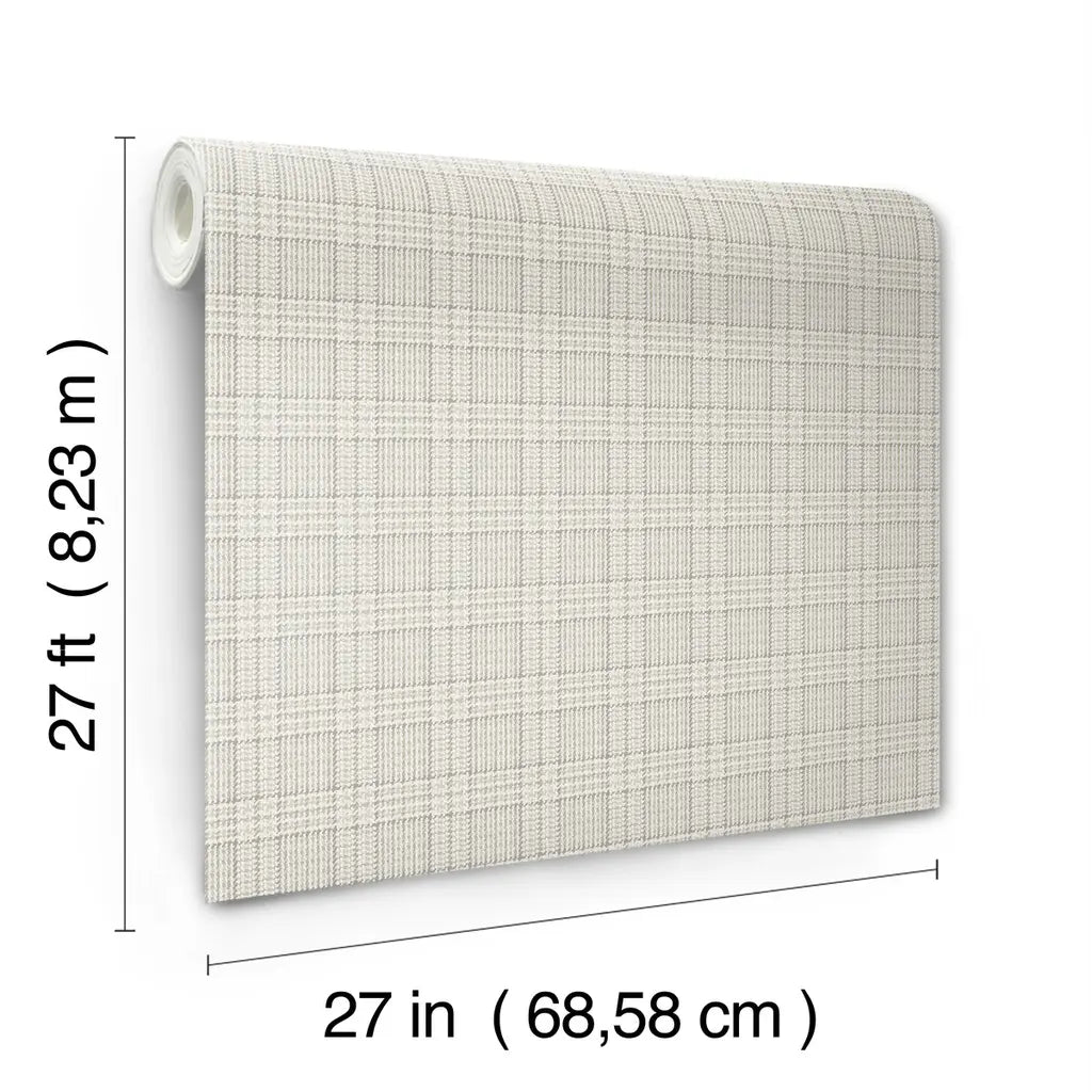 Harrington Plaid wallpaper roll dimensions and specifications - 4211-83553
