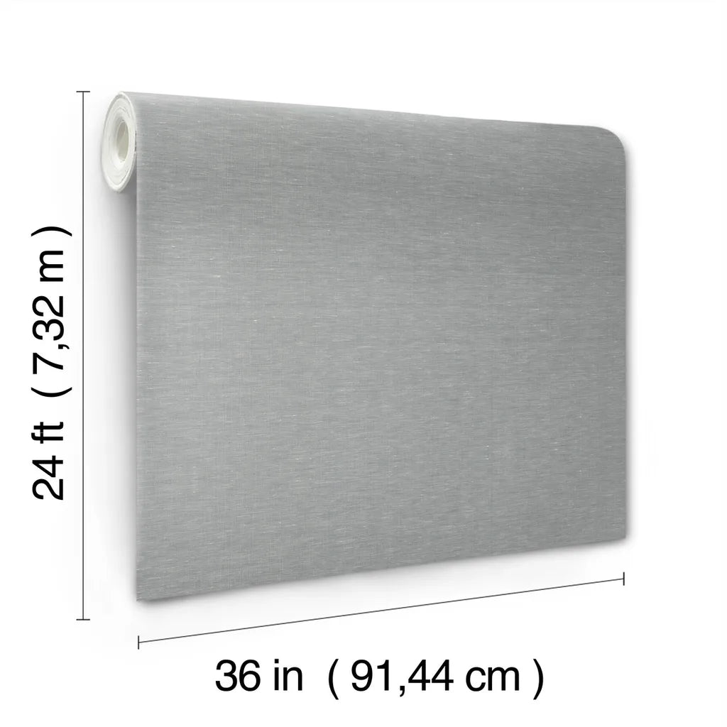 Hempfield Weave wallpaper roll dimensions and specifications — LL4352