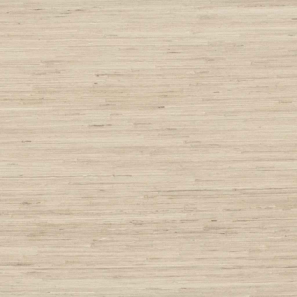 Light tan 'Horizontal Jute' wallpaper pattern swatch by York Wallcoverings.