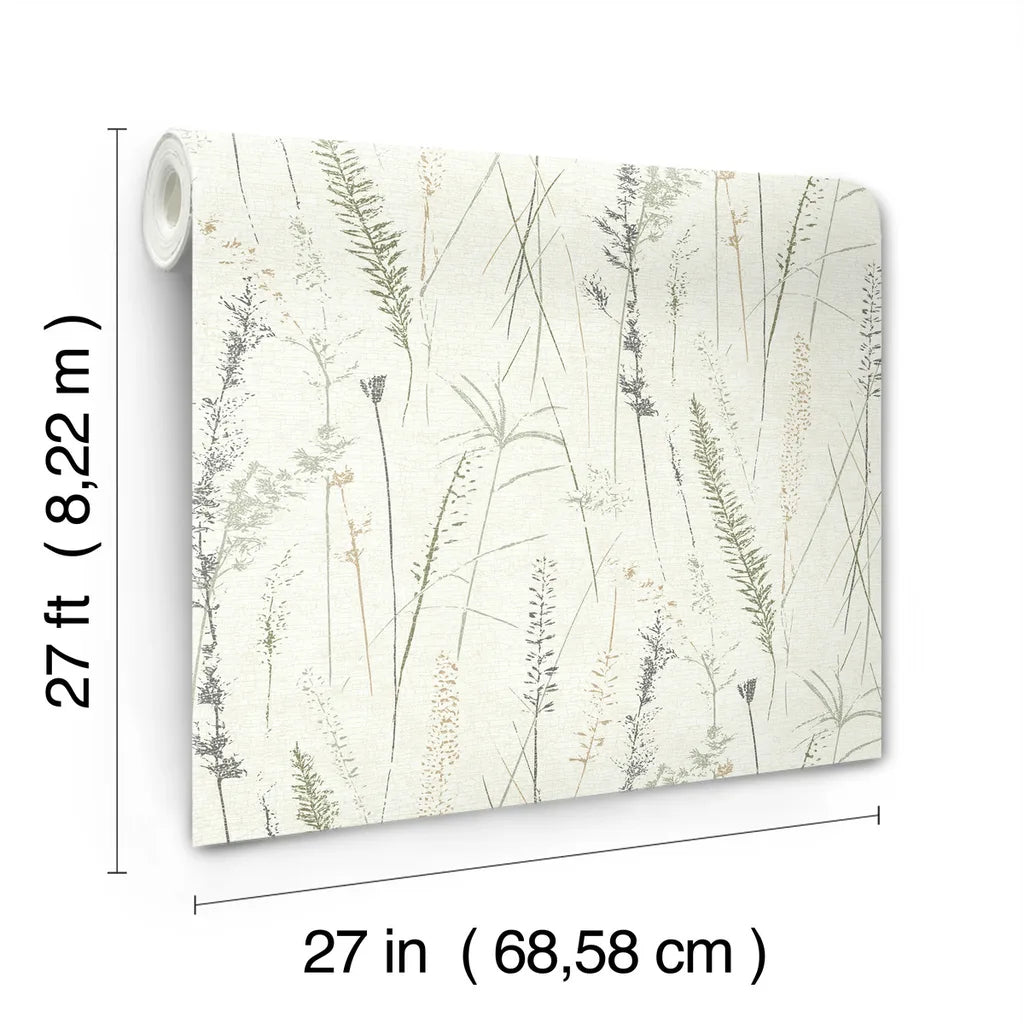 Meadow Splendor wallpaper roll dimensions and specifications — LL3240