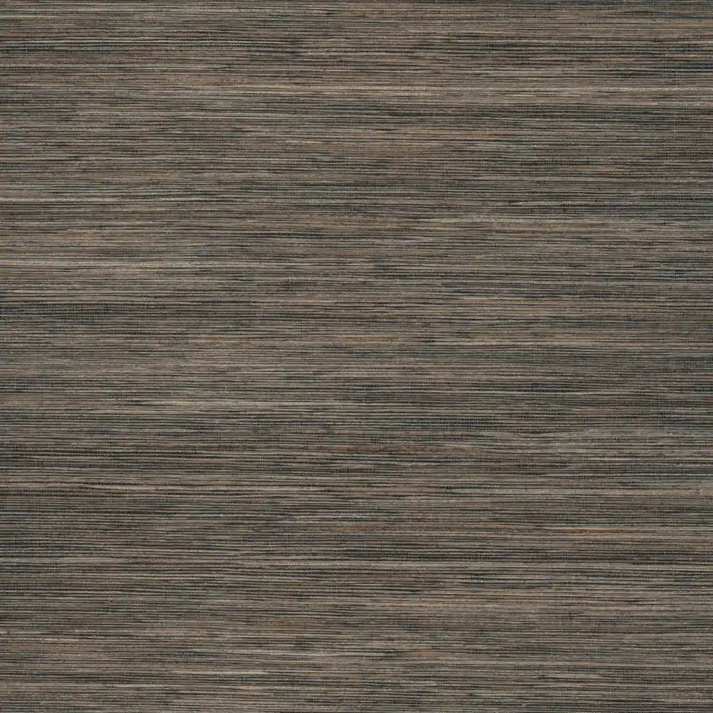 York Wallcoverings Misty Hemp wallpaper pattern swatch in rich brown and charcoal colors, SKU YGL7088.