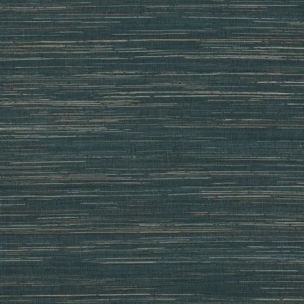 Multicolored Hemp wallpaper pattern swatch by York Wallcoverings (SKU GRL86126) in teal and beige.
