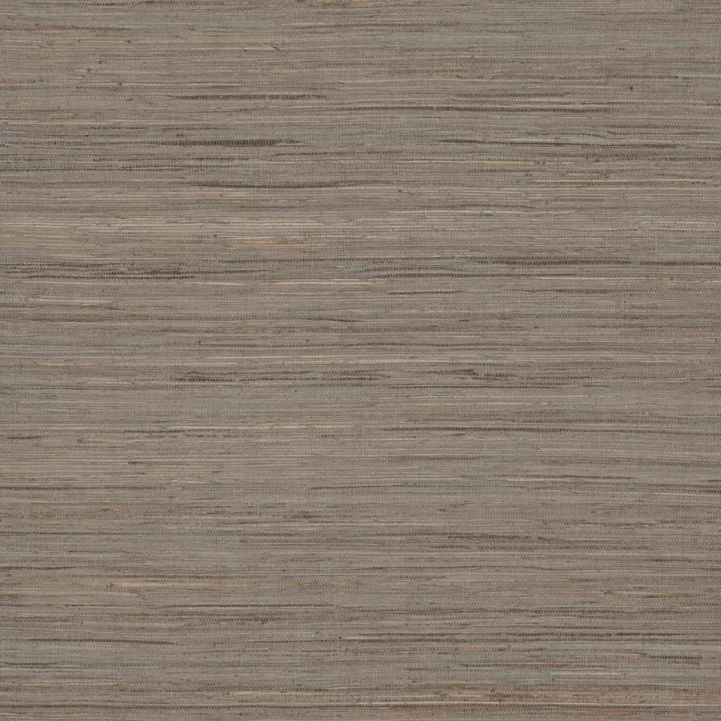 Multicolored Hemp wallpaper pattern swatch by York Wallcoverings (SKU GRL86127) featuring a textured design in brown and grey tones.