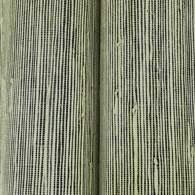Close-up texture of York Wallcoverings' Oceanside Grass wallpaper in Seafoam Beige, highlighting natural woven fibers.