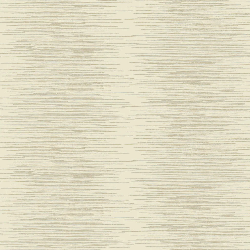 Operetta wallpaper pattern swatch in Warm Ivory by York Wallcoverings (SKU VR1501).