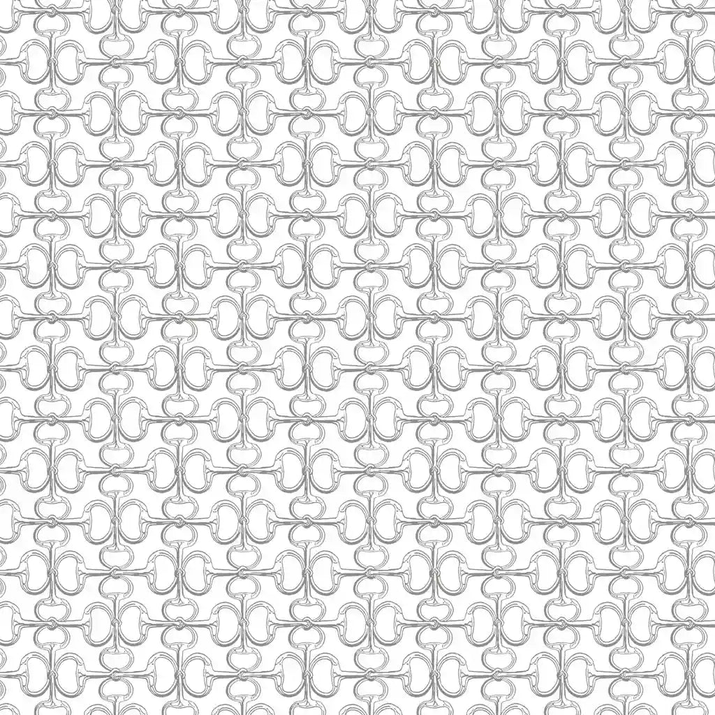 Light grey 'Polo' wallpaper pattern swatch by York Wallcoverings (SKU 4211-83507).