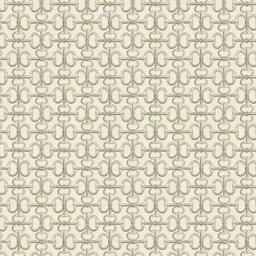 Warm Ivory Polo wallpaper pattern swatch by York Wallcoverings.
