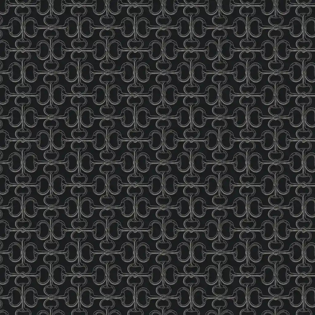 York Wallcoverings Polo wallpaper pattern swatch in Charcoal and Grey, SKU 4211-83510.