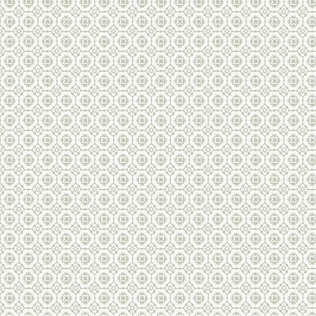 Priti wallpaper pattern swatch in Grey, White by York Wallcoverings, SKU VP1334.