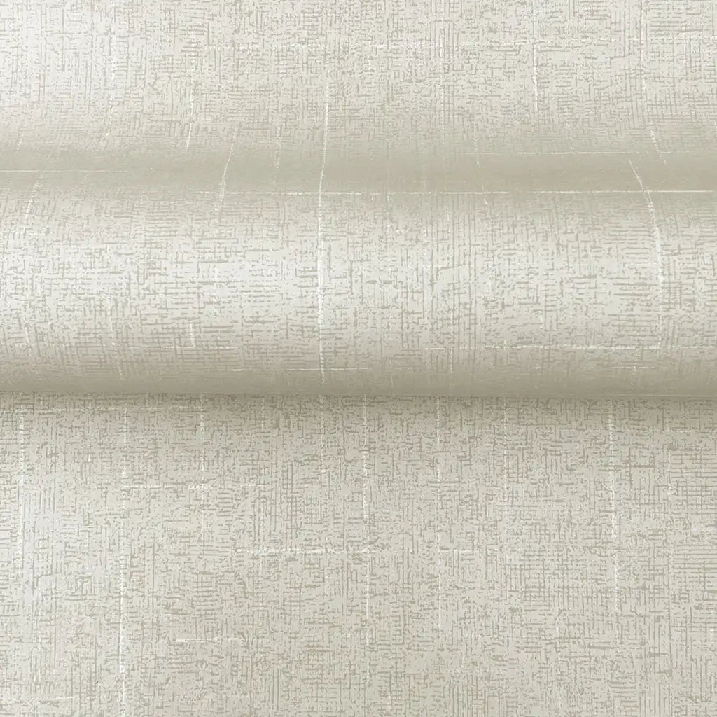 Warm Ivory Saratoga wallpaper by York Wallcoverings: a close-up view of its subtle, luxurious texture.