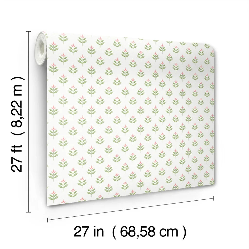Serene Villa wallpaper roll dimensions and specifications — LL3236