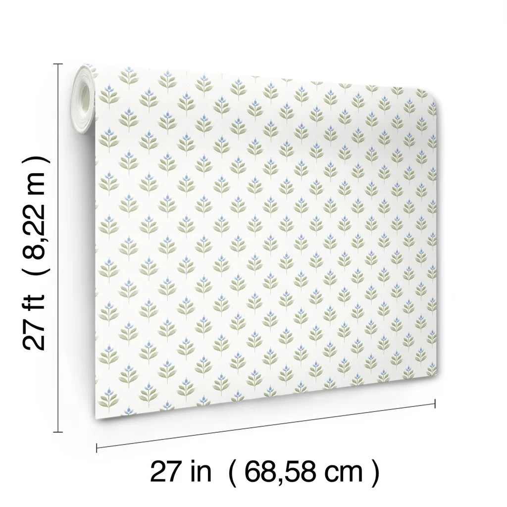 Serene Villa wallpaper roll dimensions and specifications — LL3237