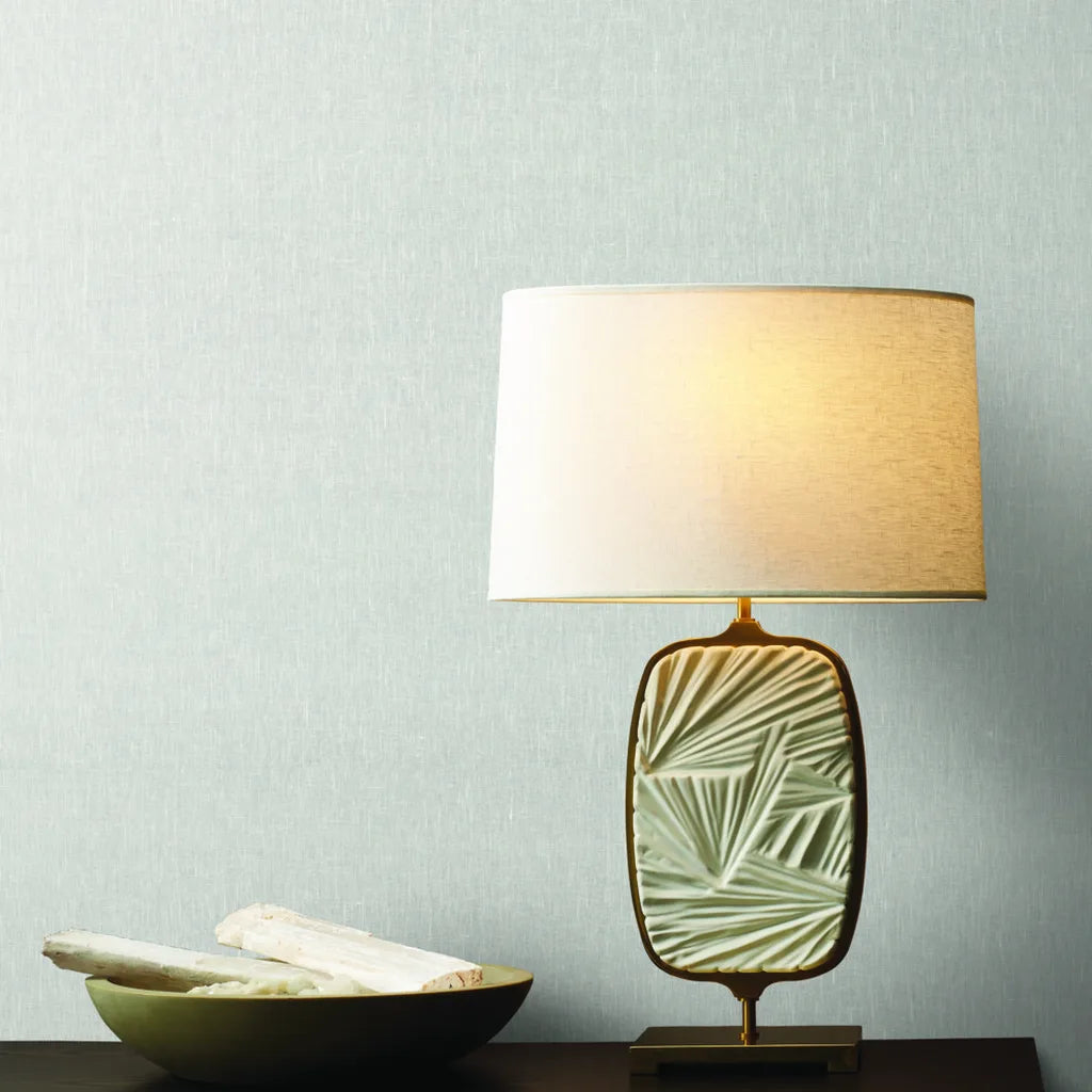 Interior design showcasing elegant Sheer Linen wallpaper in Linen by York Wallcoverings, adding texture to the room.